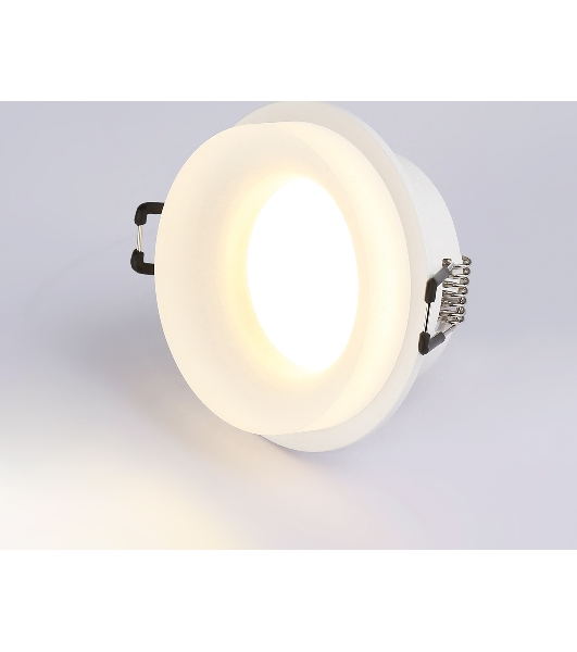 Светильник Ambrella light TN1302 WH/FR белый/белый матовый MR16 GU5.3 D80*42