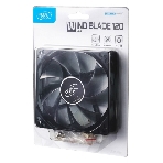 Вентилятор для корпуса DEEPCOOL WIND BLADE 120 черный, 120 мм, 1300 об/мин, 26.6 дБ, 3 pin, фото3