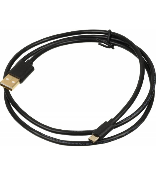 Кабель USB2.0 2A Square Connector USB A (m)/micro USB B (m) 1м Позолоченные контакты