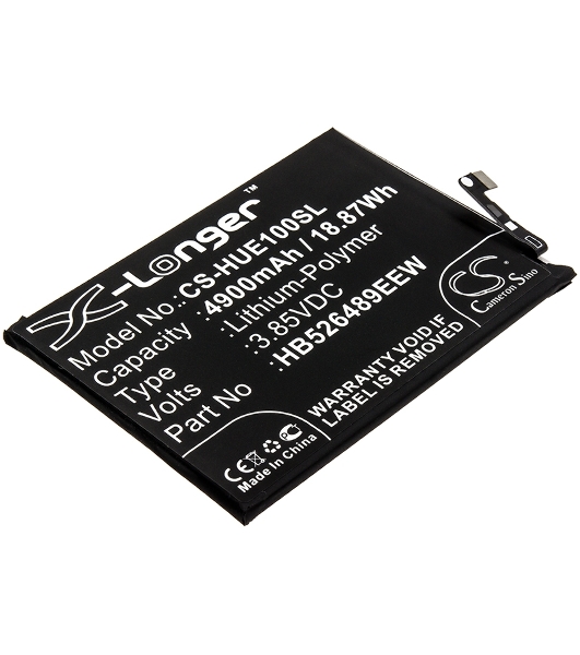Аккумулятор CameronSino CS-HUE100SL HB526489EEW для Huawei Honor Play 9A,3.85V, 4900mAh, 18.87Wh