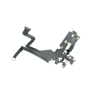 Шлейф с разъемом зарядки и микрофоном для Apple iPhone 13 Pro, синий