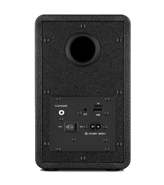 Акустическая система SVEN SPS-730 2.0 черные (2x25Вт, экокожа, USB/SD, пульт ДУ, Bluetooth)