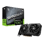Видеокарта MSI RTX 5060 Ti 8G SHADOW 2X OC PLUS, NVIDIA RTX 5060 Ti, 8 ГБ GDDR7, 128 бит, PCI-e 5.0, 1xHDMI, 3xDP, 2617 МГц, фото 1