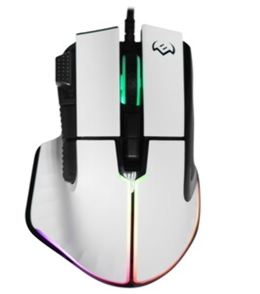 Мышь проводная SVEN RX-G990 белый, 12400 dpi, USB, кнопки - 9
