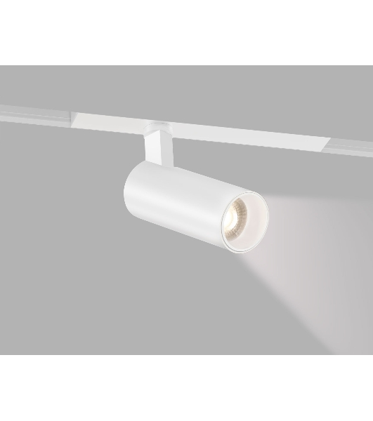Трековый акцентный светильник Ambrella light GL8001 WH белый IP20 9W 3000-6000K 220V 24° D50*125