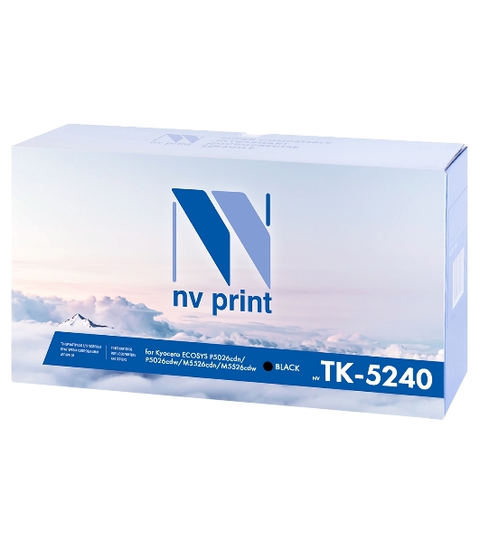 Картридж NVPrint совместимый Kyocera TK-5240 черный для ECOSYS P5026cdn/P5026cdw/M5526cdn/M5526cdw (4000k)
