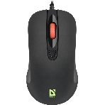 Мышь проводная Defender Ultra Classic MB-280 черный, 1200 dpi, USB, кнопки - 4, фото 1