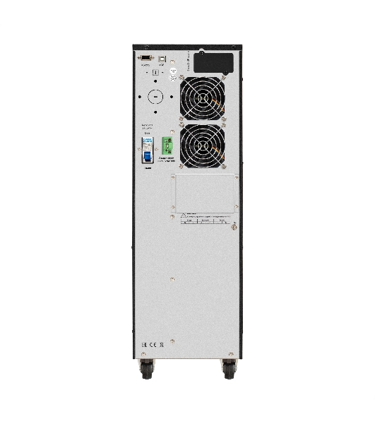 Источник бесперебойного питания On-line ExeGate PowerExpert TL-575-10kVA.240V.LCD.AVR.T.USB.RS232.SNMP 10000VA/10000W, On-Line, PF=1, LCD, клеммы, RS232, USB, SNMP-slot, встроенные батареи 12V 7.2Ah -20шт, возможность подключения до 4 внешних батарейных блоков 240В, Tower, металлический корпус на колесиках, черный