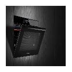 Встраиваемый духовой шкаф Kuppersberg HT 613 Black, High-Tech, объем 72 л, 12 режимов работы, быстрый нагрев, телескопические направляющие, доводчик двери, таймер, термощуп, 3 стекла в дверце, сенсорное управление, блокировка от детей, энергоэффективность А+, черный, фото3
