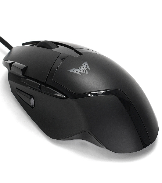 Мышь проводная Crown CMGM-901 черный, 4800 dpi, USB, кнопки - 8