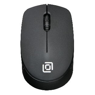 Мышь беспроводная Oklick 486MW черный, 1000 dpi, радиоканал, USB, кнопки - 3