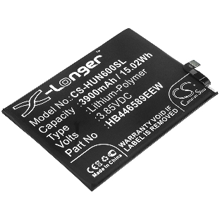 Аккумулятор CameronSino CS-HUN600SL HB446589EEW для Huawei Nova 6 3.85V, 3900mAh, 15.02Wh