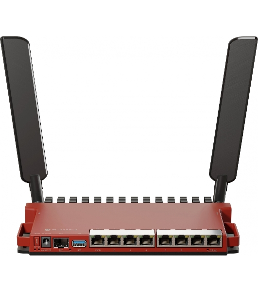 Роутер беспроводной MikroTik L009UiGS-2HaxD-IN AX600 10/100/1000BASE-TX, 2.4Ггц, 8*1Gbit, 1*SFP 2.5Gbit