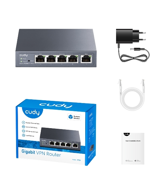 Маршрутизатор Cudy R700, 1×WAN + 3×WAN/LAN + 1×LAN
