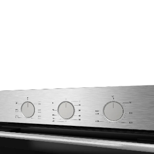 Духовой шкаф электрический Kuppersberg HF 603 BX 60 см, 80 л, High-Tech, 6 режимов, паровая очистка, черный + нерж. сталь