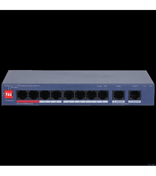 Коммутатор Dahua DH-CS4010-8ET2GT-110, 2×1 Гбит/с, управляемый
