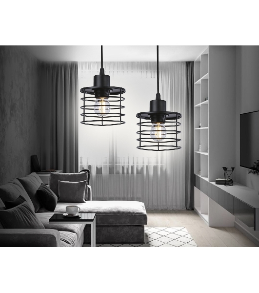 Светильник Ambrella light TR8068 BK черный E27 max 40W D120*950