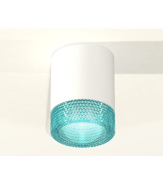 Светильник Ambrella Light XS6301043 SWH/BL белый песок/голубой MR16 GU5.3 (C6301, N6153)