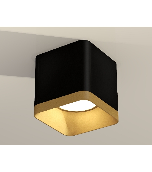 Светильник Ambrella Light XS7806004 SBK/SGD черный песок/золото песок MR16 GU5.3 (C7806, N7704)