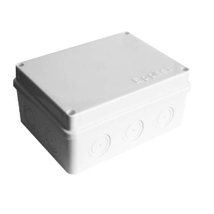 Коробка распределительная ОП 150х110х70 10 выходов без гермовводов IP54 крышка на винтах бел. Epplast 215311