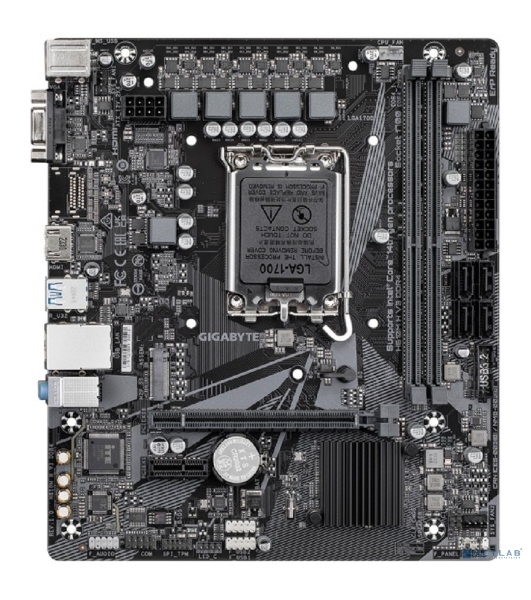 Материнская плата Gigabyte H610M H V3 DDR4, LGA 1700, Intel H610, 2xDDR4, 4xSATA, 1xM.2, 1xPCIe 4.0 x16, 1xPCIe x1, 1xHDMI, 1x 1Gb LAN, 2xUSB-A 3.2 Gen 1, 4xUSB-A 2.0, 3x 3.5 мм, 7.1, mATX
