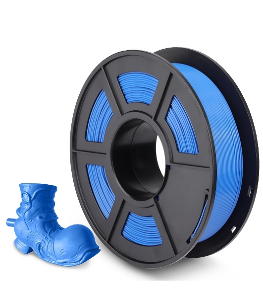 Филамент NVPrint PLA+ Blue Grey для 3D печати диаметр 1.75мм длина 330 метров масса 1 кг