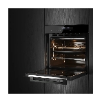 Встраиваемый духовой шкаф Kuppersberg HT 613 Black, High-Tech, объем 72 л, 12 режимов работы, быстрый нагрев, телескопические направляющие, доводчик двери, таймер, термощуп, 3 стекла в дверце, сенсорное управление, блокировка от детей, энергоэффективность А+, черный, фото 1