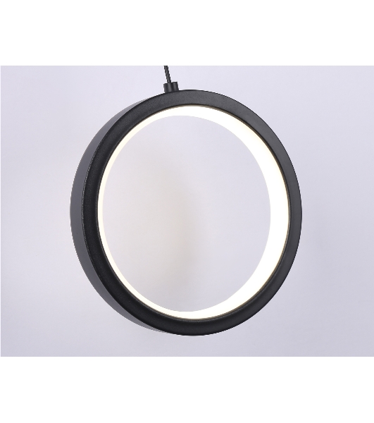 Настенный светодиодный светильник Ambrella light FL51652/1+1 BK/GD черный/золото 10W 4200K 500*227*90