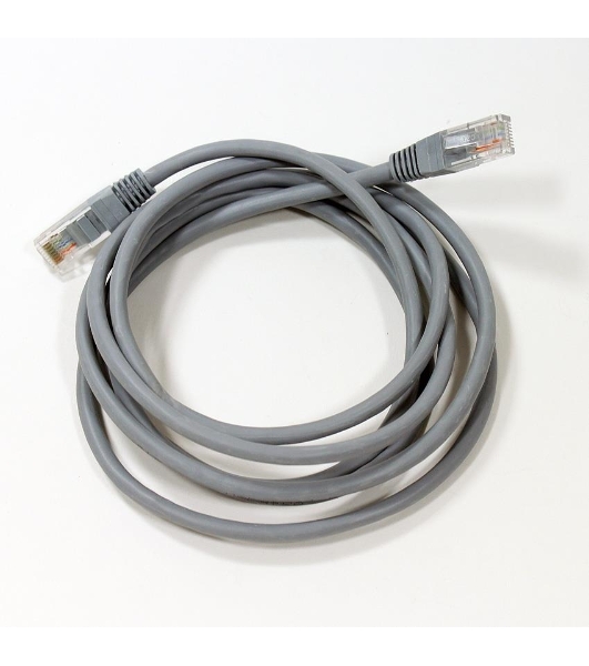 Патч-корд 2м 'Telecom' UTP cat.5е RJ45, литой, серый, NA102--2M