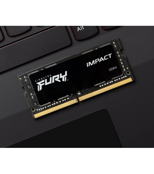 Оперативная память Kingston Fury Impact, DDR4, 8GB (1x8GB), 3200MHz, CL20, SO-DIMM
