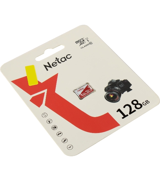 Флеш карта microSDHC 128Gb Netac P500 ECO NT02P500ECO-128G-S (без SD адаптера)