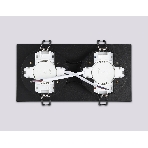 Светильник Ambrella light TN52424/2 BK/FR черный/белый матовый GX53 max 12W 210*105*45, фото4
