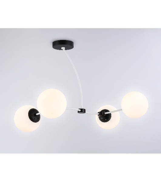 Светитльник Ambrella Light TR2542/4 WH/BK белый/черный E27/4 max 60W 700*450*450
