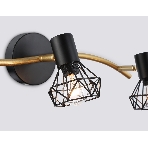 Светильник Ambrella light TR8657/3 BK/GD черный/золото E14/3 max 60W 550*100*185, фото4
