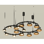 Светильник Ambrella light XR92091110/16 SBK/PYG/CL черный песок/золото желтое полированное/прозрачный GX53, фото3
