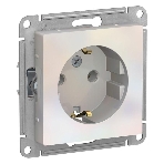Механизм розетки 1-м СП AtlasDesign с заземл. 16А жемчуг SchE ATN000443, фото6