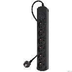 Сетевой фильтр Ippon BK-6-EU-3-10-B 3 м, 6 розеток, черный, коробка, фото4