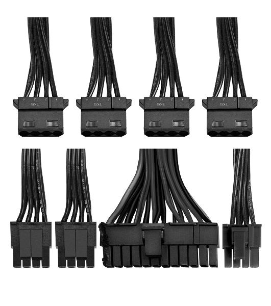 Блок питания серверный 700W ExeGate ServerPRO-700PAS (ATX, APFC, КПД 80% (80 PLUS), 12cm fan, 24pin, 2x(4+4)pin, 6xPCI-E, 8xSATA, 4xIDE, Cable Management, black)