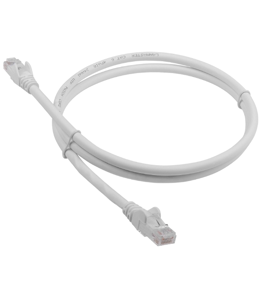 Патч-корд LANMASTER LSZH UTP кат.6, 3.0 м, белый