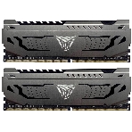 Оперативная память Patriot Viper Steel, DDR4, 16GB (2x8 GB), 3600 MHz, CL18, DIMM, радиатор, черный, фото 1
