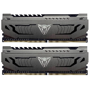 Оперативная память Patriot Viper Steel, DDR4, 16GB (2x8 GB), 3600 MHz, CL18, DIMM, радиатор, черный