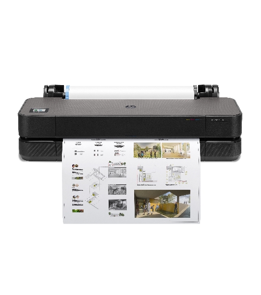 Плоттер струйный HP Designjet T230 (5HB07A), A1, 24', 610 мм, цветной, 2400x1200 dpi, USB, Gigabit Ethernet, WiFi