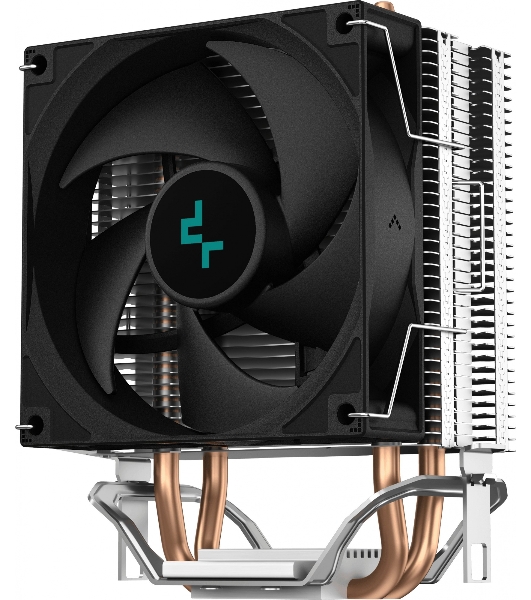 Кулер для процессора DEEPCOOL AG200 черный, 92 мм, алюминий/медь, 3050 об/мин, 30.5 дБ, 4 pin, 100 Вт, 133 мм