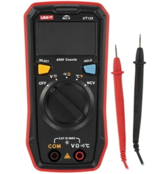Мультиметр UNI-T UT123, 600В, 20МОм, карманный (0511237)