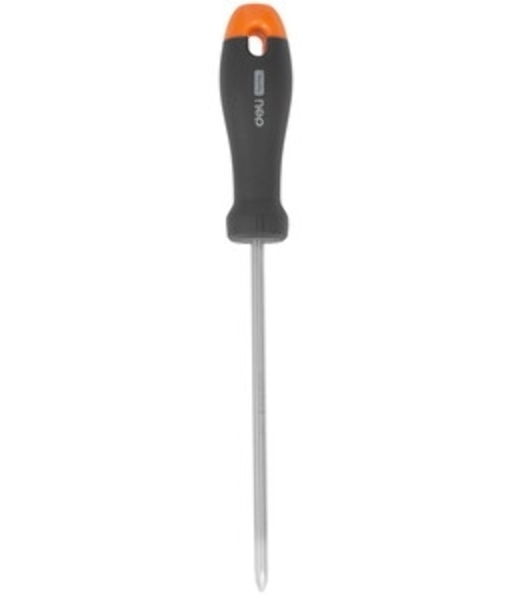Отвертка Deli Крестовая 'Home Series Gray' Deli HT1206C PH2x150 мм Эксклюзивный дизайн, рукоятка из высококачественного софттач пластика