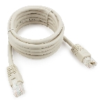 Патч-корд UTP Cablexpert PP6U-2M cat.6, 2м, литой, многожильный, серый, фото 1