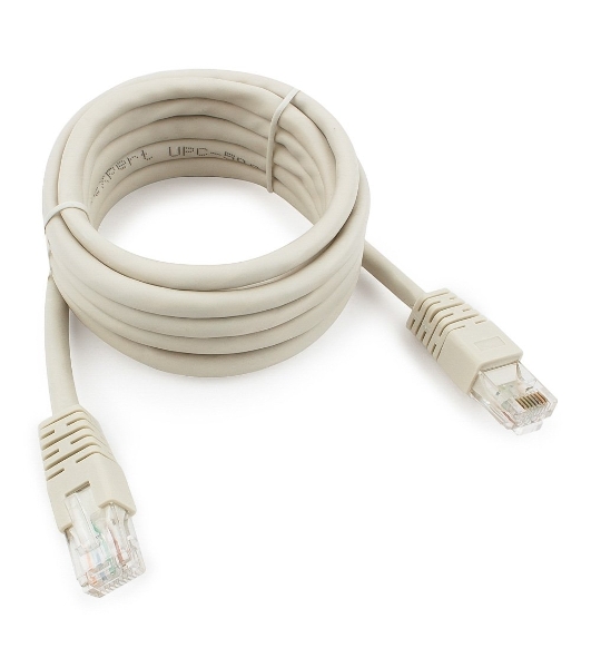 Патч-корд UTP Cablexpert PP6U-2M cat.6, 2м, литой, многожильный, серый