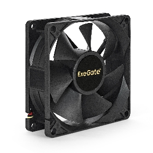 Вентилятор для корпуса ExeGate ExtraPower EP08025SM черный, 80 мм, 2500 об/мин, 25.5 дБ, 2 pin