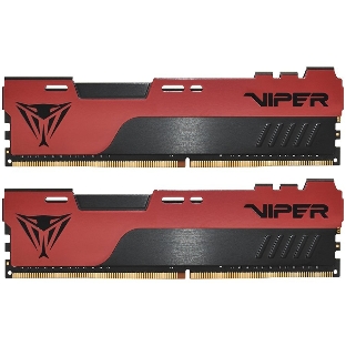 Оперативная память Patriot Viper Elite II, DDR4, 32GB (1x32 GB), 3600 MHz, CL20, DIMM, радиатор, красный, черный