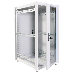 Шкаф телекоммуникационный напольный ЭКОНОМ 24U (600 × 600) дверь стекло, дверь металл, фото11